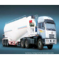 60CBM Bulk cement tanker semi-trailer truck/55cbm bulk cement powder trailer/bulk cement transport trailer